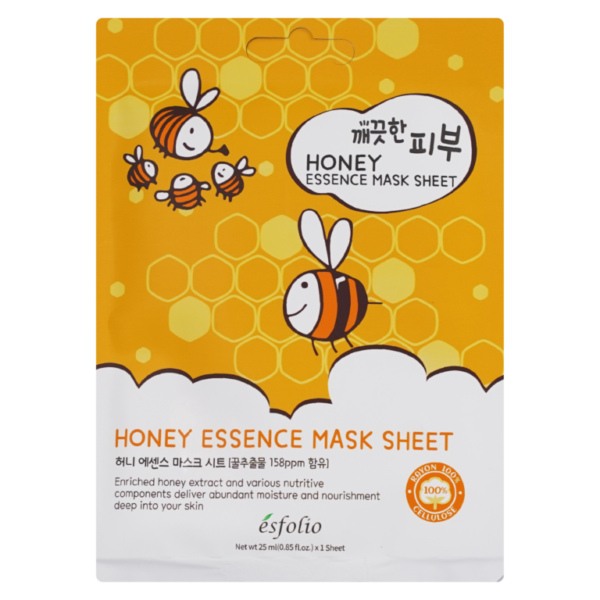 Mascarilla en lámina con esencia de miel Pure Skin